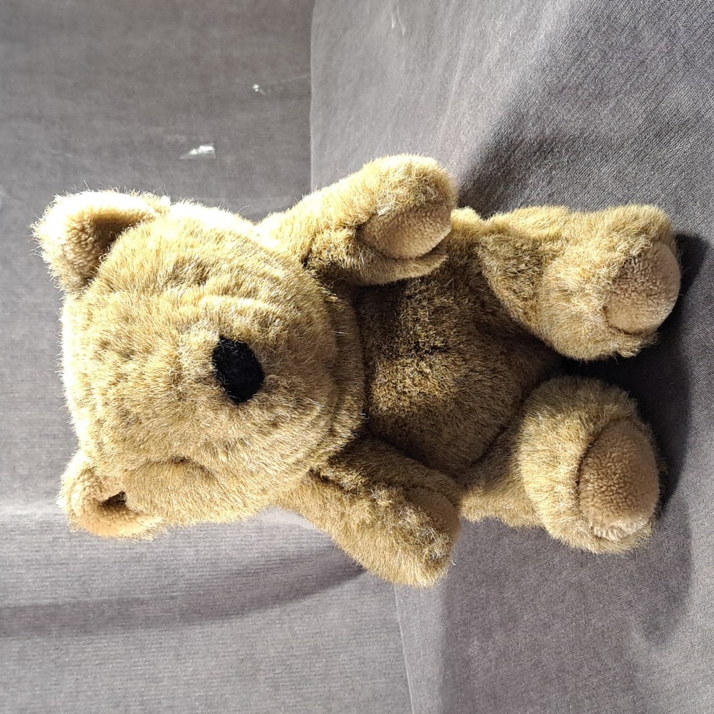 Vintage Gund Light Brown Tan Teddy Bear Stuffed Toy G 13" 1982